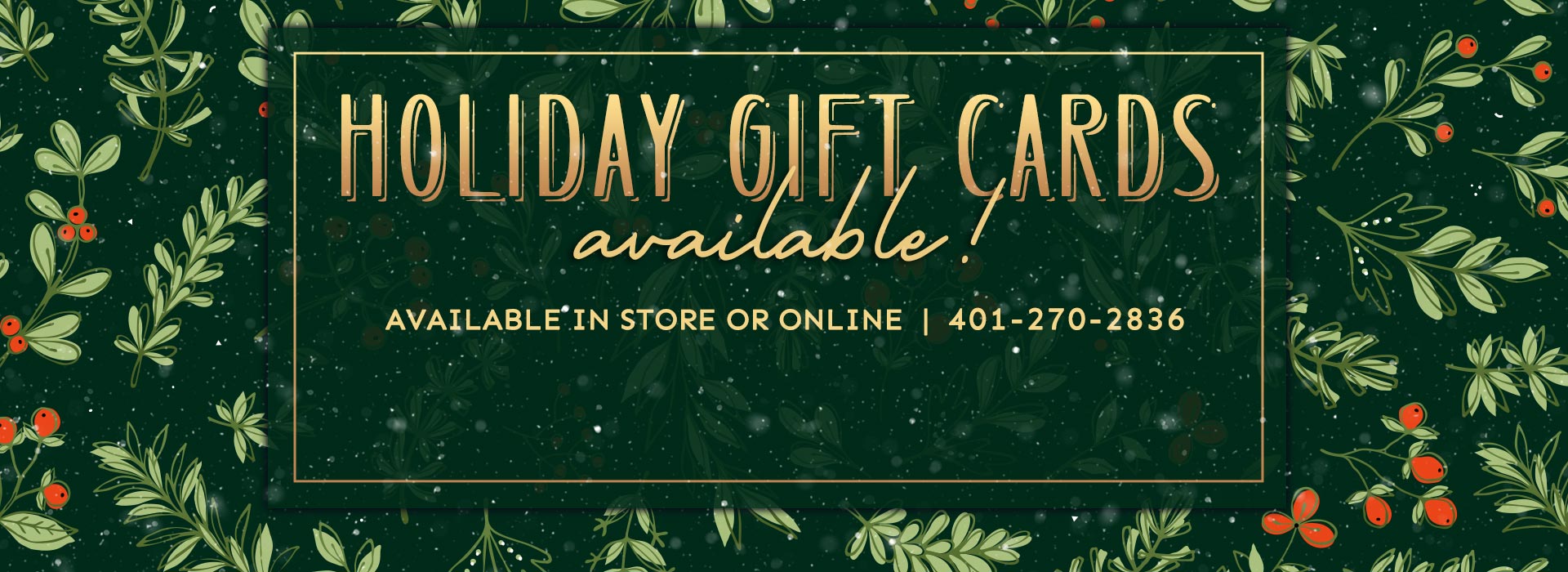 Holiday Gift Cards | Perfect gift for any occasion experience 4 different restaurants